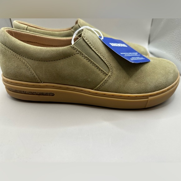 New! Birkenstock Oswego Suede Faded Khaki Sport Shoes Women - Picture 6 of 13